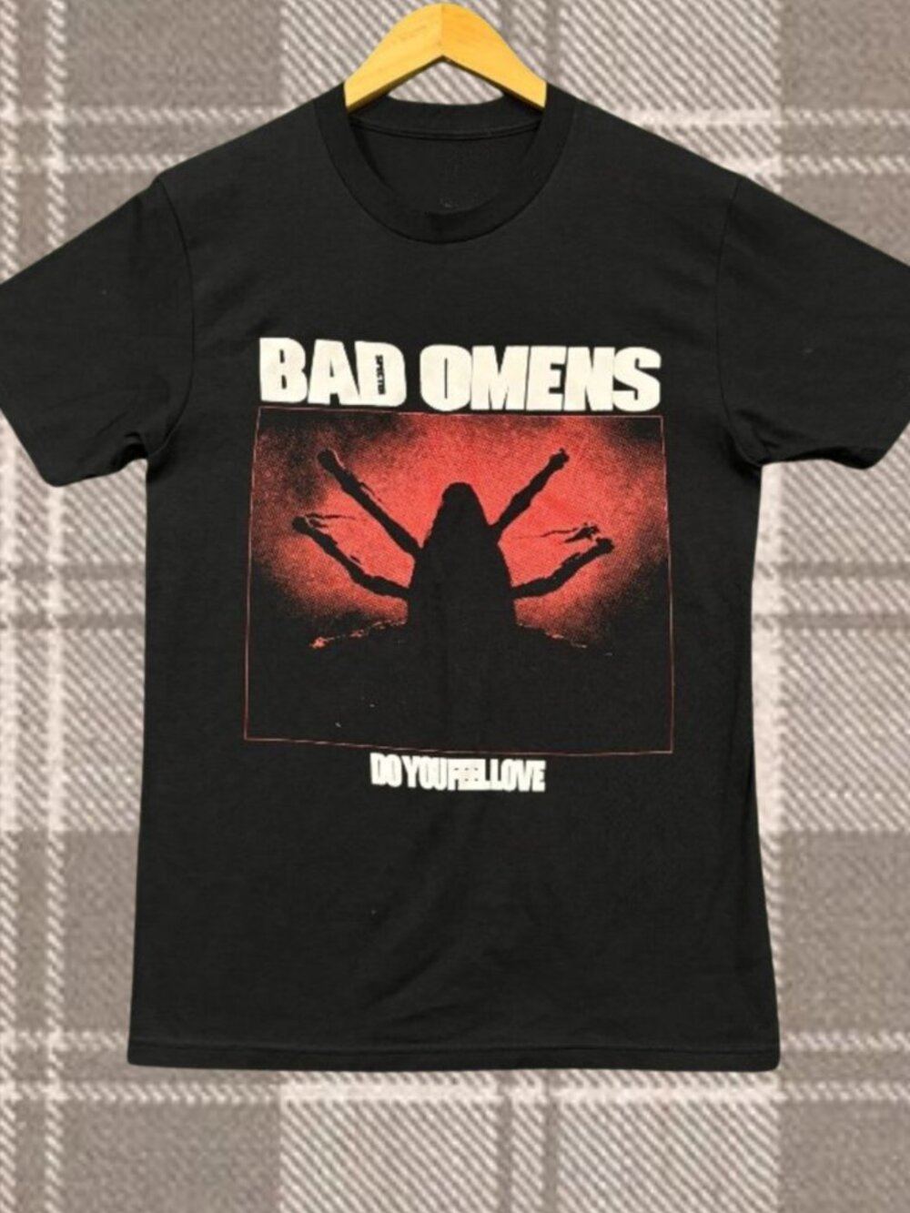 Bad Omens Do You Feel Love Band T-Shirt Black